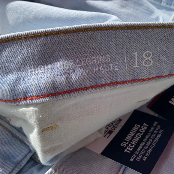 Plus Size Tommy Hilfiger Stretchy High Rise Jeans - Picture 14 of 16